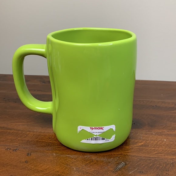 Last 1 - Rae Dunn “Toxic” Green Mug - Picture 3 of 7